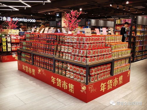 苏铂超市2019年年货美陈欣赏 生鲜百货焕新颜